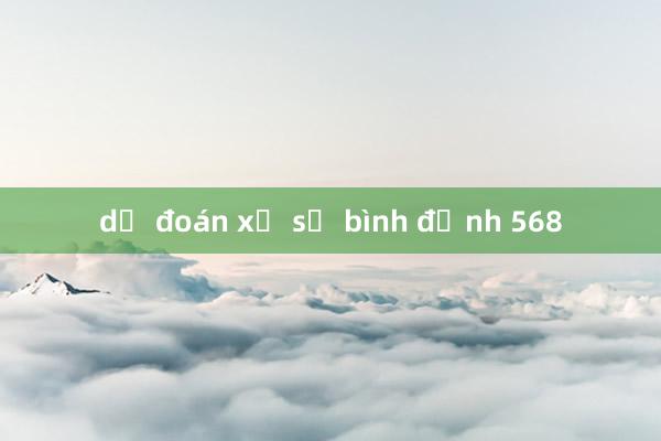 dự đoán xổ số bình định 568