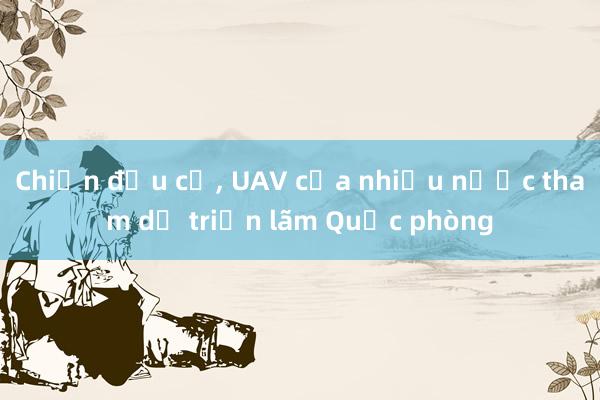 Chiến đấu cơ, UAV của nhiều nước tham dự triển lãm Quốc phòng